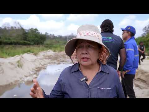Reforzamiento de muros en río Las Lajas por parte de prefectura de El Oro