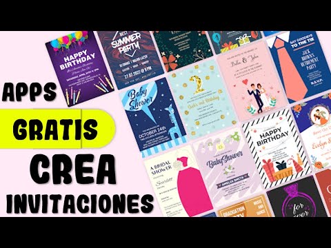 MEJORES APLICACIONES PARA CREAR TUS INVITACIONES DIGITALES GRATIS 2025