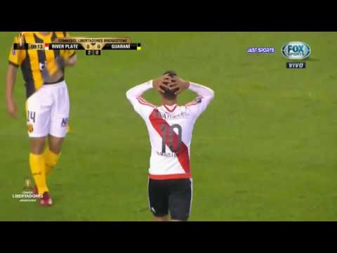 Resumen completo y goles - River 1 - 1 Guaraní - Copa Libertadores 2017 - Octavos - Vuelta