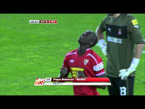 La Liga | Gol de Babá (0-3) en el RCD Espanyol - Sevilla FC | 28-11-2012 | J5