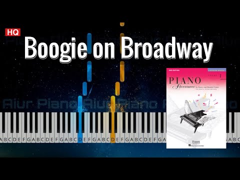 Boogie on Broadway (DUET) Piano Adventures Level 1 Lesson Book