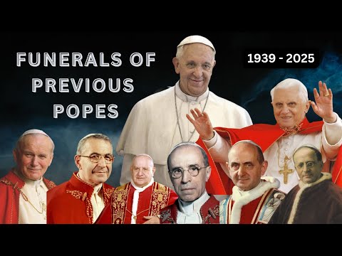 Alle Papst-Todesfälle | 1939 - 2025 | Alle Filmaufnahmen und Stimmen des Papstes