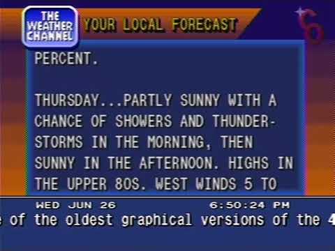 WeatherStar 4000 Simulation: New York City, NY - June 26, 2024