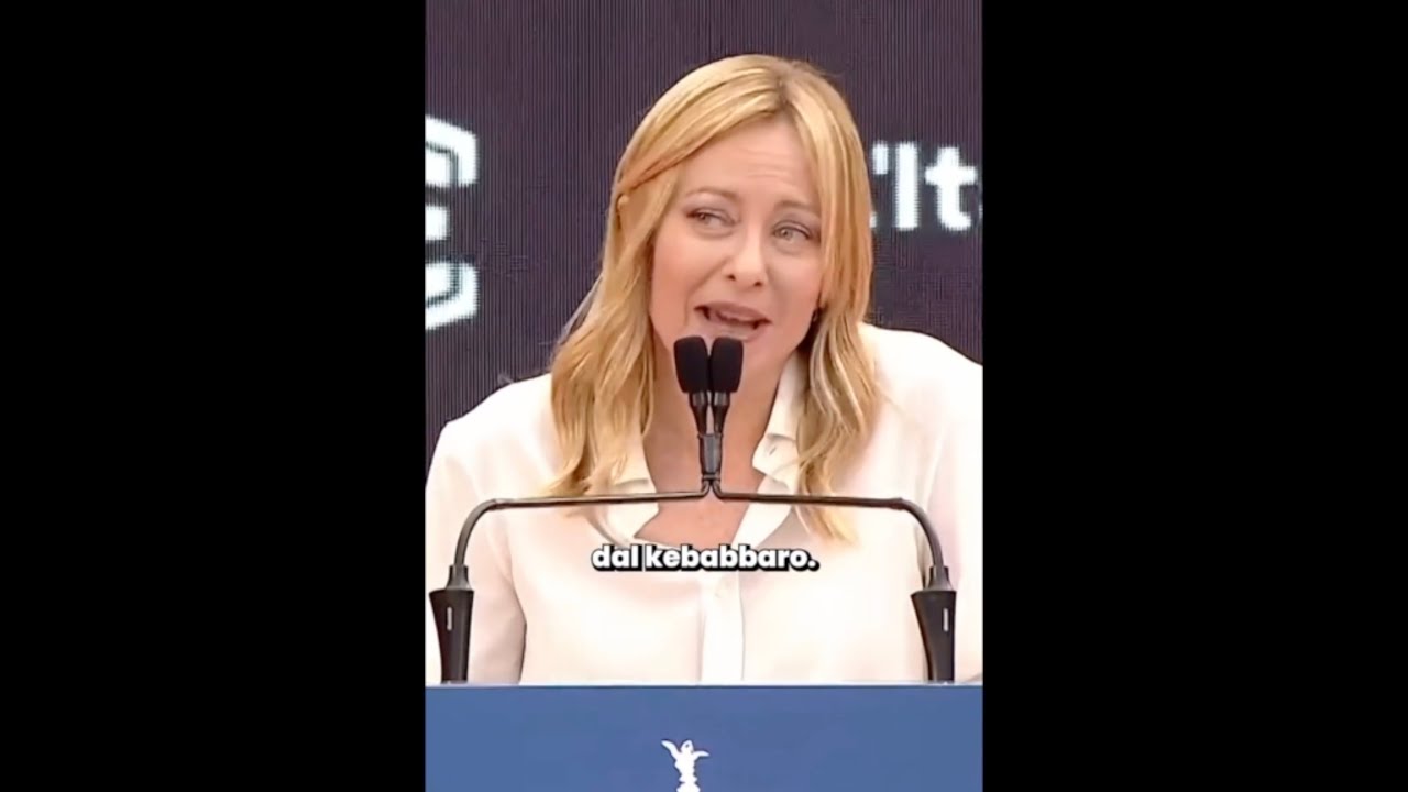 MELONI: "A SINISTRA MANGIANO DAL KEBABBARO DA 1 SETTIMANA, ROSICANO PER IL RICONOSCIMENTO UNESCO"