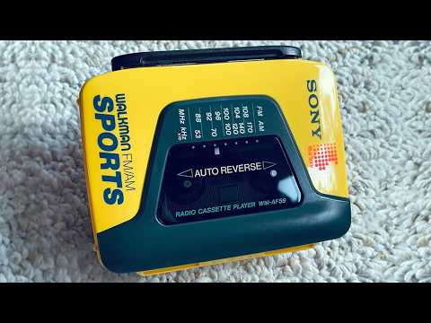 Sony WM-AF59 Walkman Cassette Player, Excellent Yellow, Working ! image 11