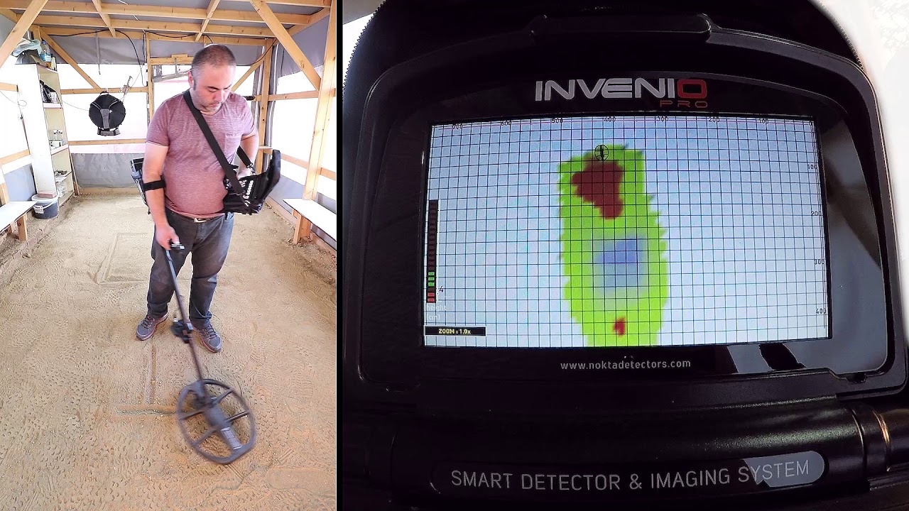 Nokta Invenio - Tek Para, Boşluk Ve İnşaat Demirinden Yapılan T Harfinin Tespiti