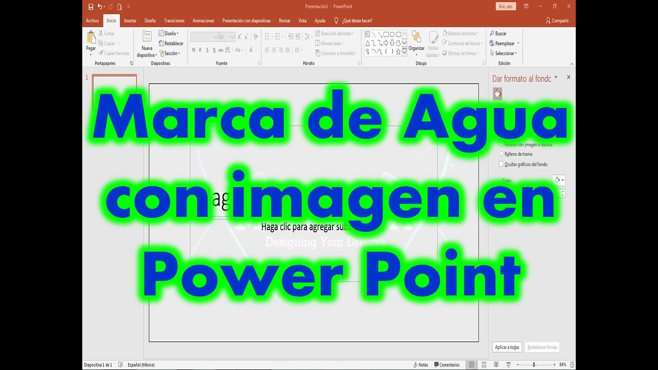 How to put a watermark in Microsoft PowerPoint