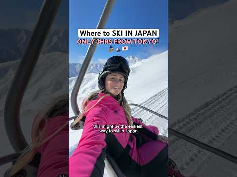 You can ski in Japan just 3hrs by train from Tokyo?! Subscribe for more smart travel tips :)