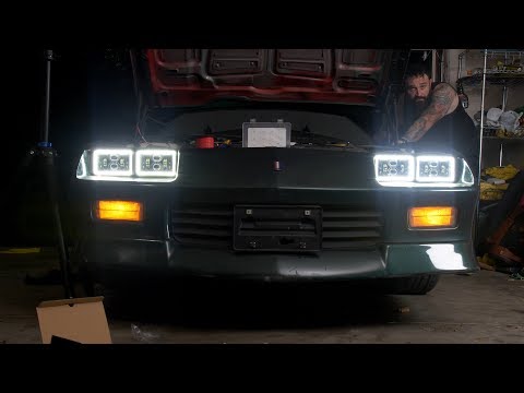 Third Gen Camaro Project | LED Halo DRL Headlight Install | Episode 17