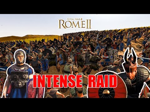 Iolei Army Raided Samnites Army - Rome 2 Total War Cinematic Battle - 20000 Unit Battle