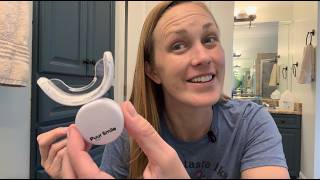Review of the Puur Smile Teeth Whitening Kit – LED Light & Whitening Gel w Remineralization Syringes