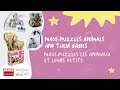 Ζώα και τα μωρά τους Maxi-puzzles