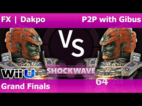 SW 64 Smash 4 - FX | Dakpo (Ganon, et al.) vs P2P with Gibus (Ganon, et al.) - Grand Finals