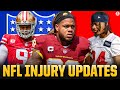 NFL Training Camp Update: Latest on injuries around camp [CHASE YOUNG, DEREK STINGLEY JR. & MORE]