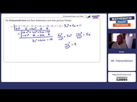 Polynomdivision mit Rest