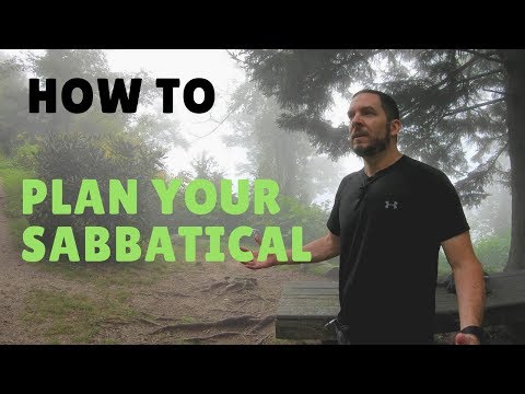 How To Plan Your Sabbatical