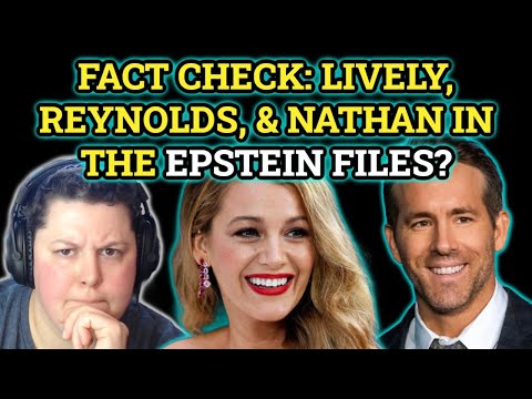 Fact Check: Blake Lively and Ryan Reynolds in the Epstein Files? Why Are They Mentioned?
