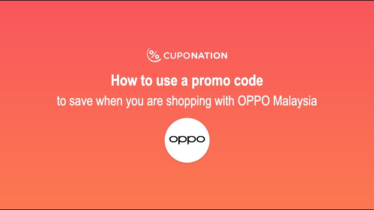 Quick guide to using your OPPO promo code