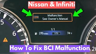 How To Fix BCI Malfunction In Nissan & Infiniti
