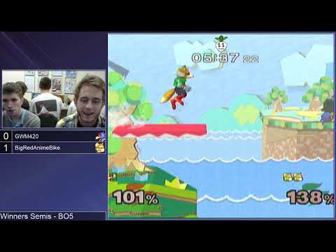 SSS 11.3 SSBM - GWM420 (Falco, Fox) vs. BigRedAnimeBike (Green Fox) - Melee WSF