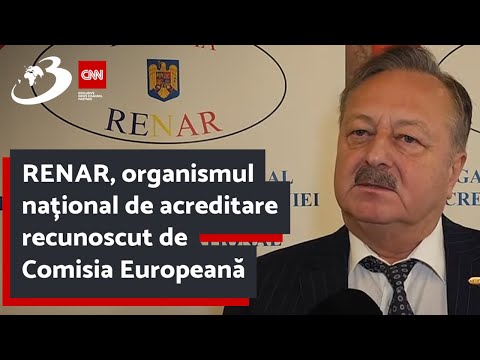 RENAR, organismul național de acreditare recunoscut de Comisia Europeană