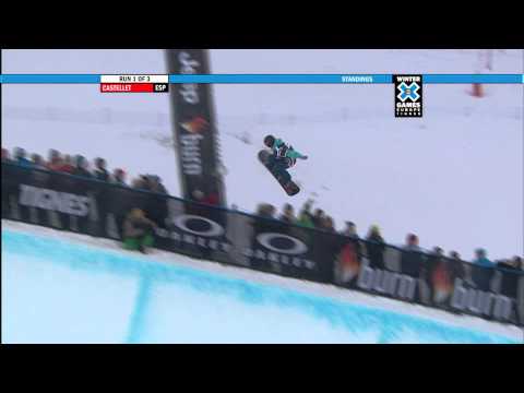 Winter X Games Europe 2011 - Queralt Castellet Snowboard Women's Pipe Bronze Medal Run