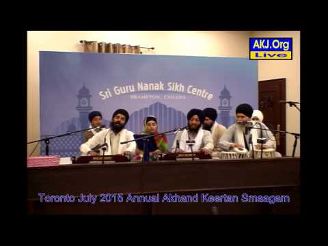 040 Toronto July 2015 Smaagam - Tuesday Evening - Bh. Simratpal Singh Jee Ludhiana
