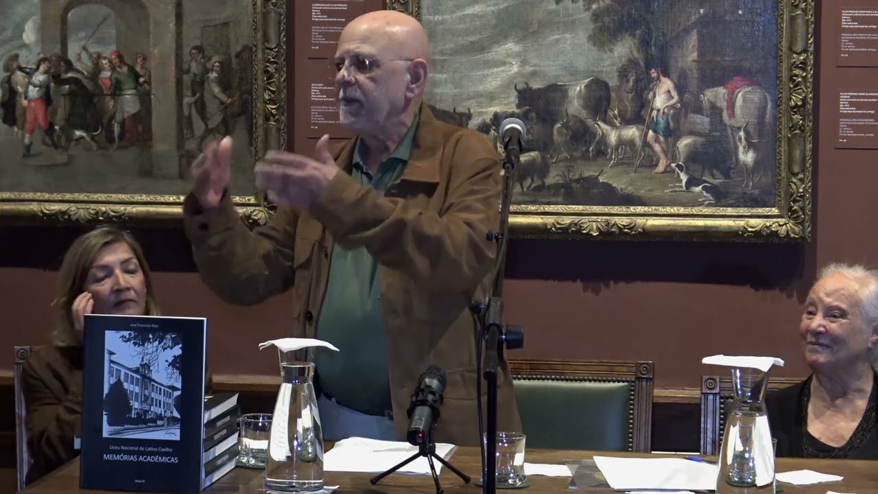 Apontamentos p´rá Memória Episódio 54 Apresentação  livro liceu Lamego Francisco Rica 20240906