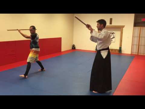 Aikido 合気道 - 13 Jo Kata Practice