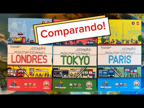 Comparison Next Station Paris, Tokyo, London (Portuguese)