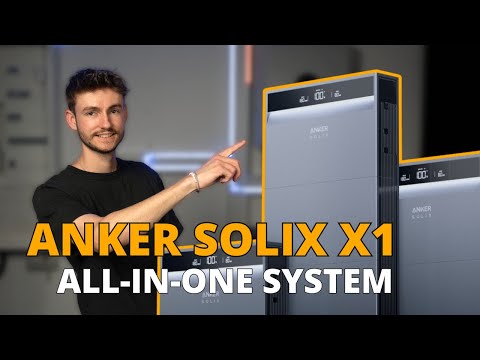 PV Komplettset 10 kWp – 22x AIKO 465W Full Black & Anker SOLIX X1-H10K-T mit Speicheroption Video