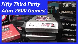 Unboxing 50 Third Party Atari 2600 Games!