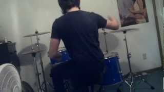My Friend Kyle Free Styling On Drums