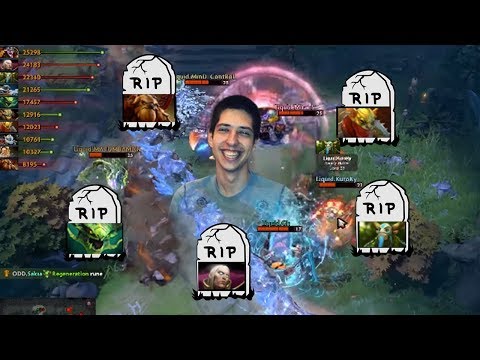 Amazing!!! w33 GOD Timbersaw EPIC Game vs Liquid Final Dota 2
