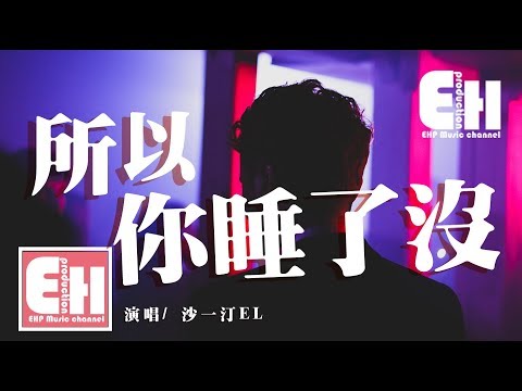 沙一汀EL - 所以你睡了沒『想說的話刪了又改，還是變成那麼晚安。』【動態歌詞Lyrics】