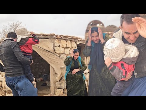 Qasem in the Snowstorm: Saving a Mother and Her Alone Child in the Heart of the Mountains ❄️❤️