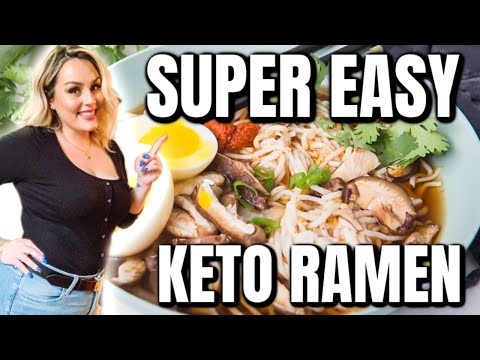 EASY KETO RAMEN RECIPE / HOW TO MAKE LOW CARB RAMEN NOODLE SOUP / DANIELA DIARIES