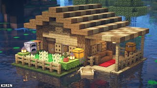 ⚒️Minecraft: How to Build a Nice Survival House on Swamp