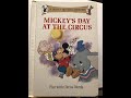 Mickey S Day At The Circus