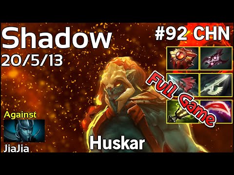 Shadow Huskar - Dota 2 Full Game 7.19
