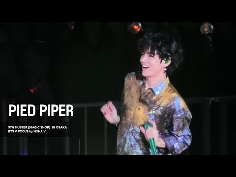 191215 5th muster MAGIC SHOP - Pied Piper / BTS V / 방탄소년단 뷔 (4K fancam)