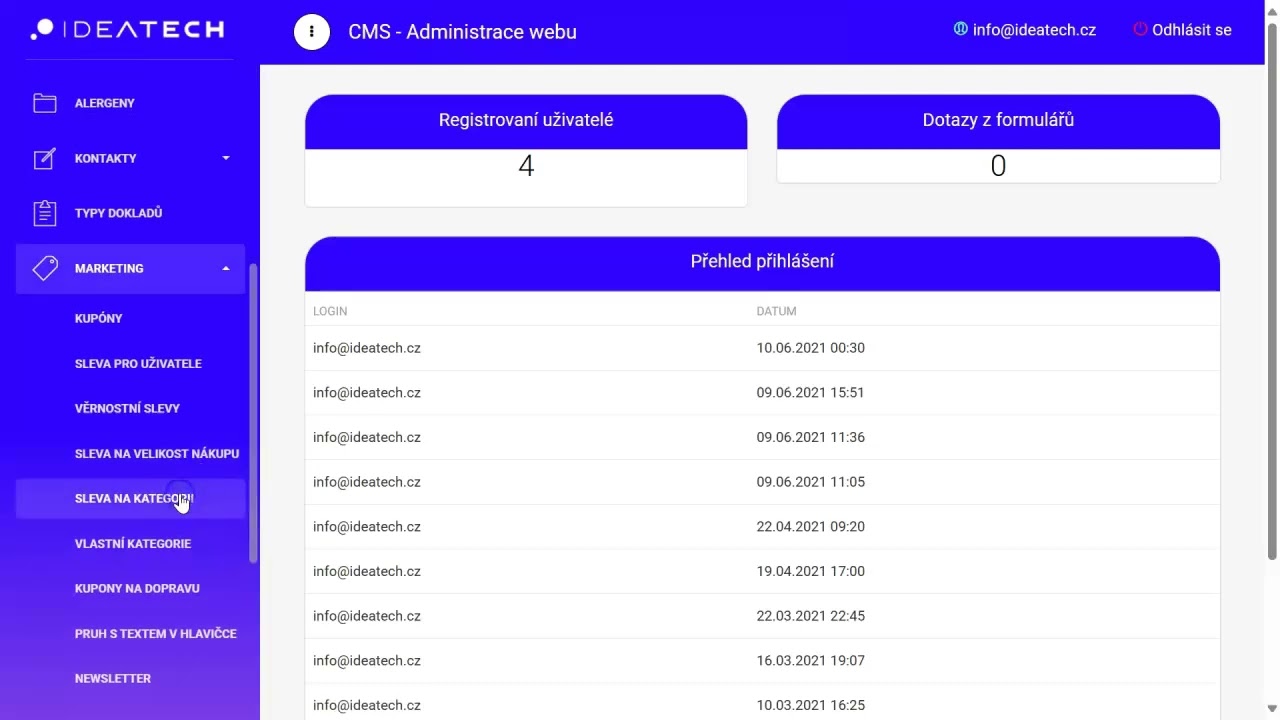 Video: % Sleva na všechny produkty v konkrétní kategorii