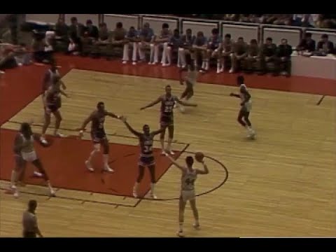 1981 #6 North Carolina vs Kansas NCAA Basketball