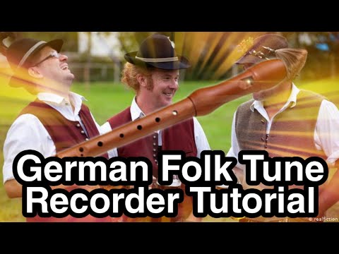 German folk tune (classicl song) on recorder #shorts