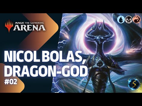 It's Showtime: Nicol Bolas, Dragon-God 💧💀🔥 #02 - MTG Arena - Historic Brawl