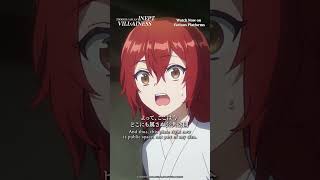 "I'd expect nothing less from Tousetsu." Ep 8 Highlights | Though I Am an Inept Villainess  #shorts