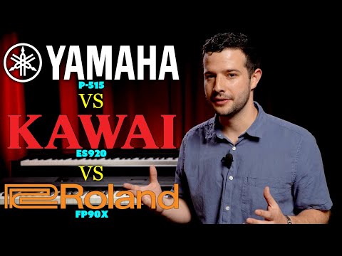 Yamaha vs Kawai vs Roland | P-515 vs ES920 vs FP90X Flagship Keyboards