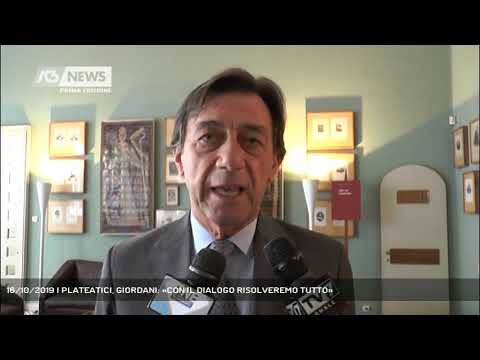 16/10/2019 | PLATEATICI, GIORDANI: «CON IL DIALOGO RISOLVEREMO TUTTO»