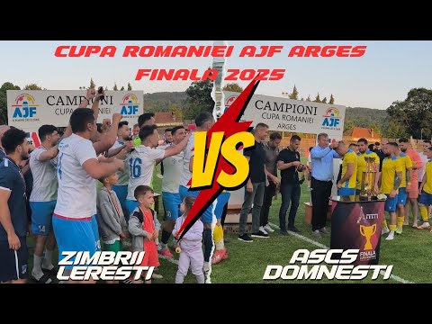 #1337 #Fotbal - Cupa Romaniei AJF Arges: Zimbrii Leresti - ASCS Domnesti 1-0! Leca aduce Cupa in