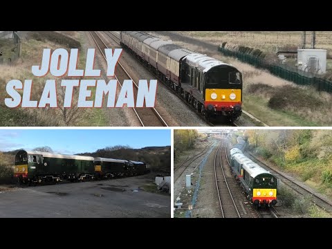 Chasing Double Class 20s, through the Conwy Valley to Ffestiniog